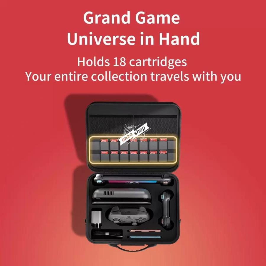 Switch2対応】多機能収納バッグ スイッチ2専用フルセットアクセサリー