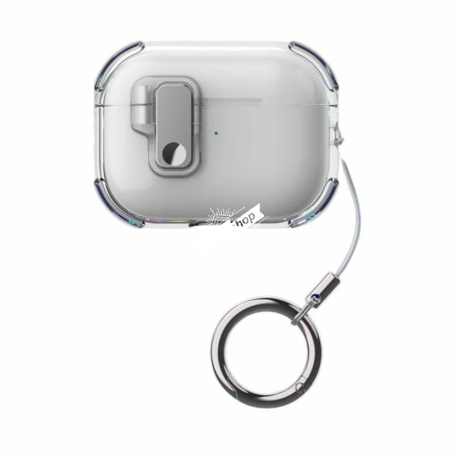 新登場／ AirPods4 ケース ロックボタン AirPods 第4世代 カバー