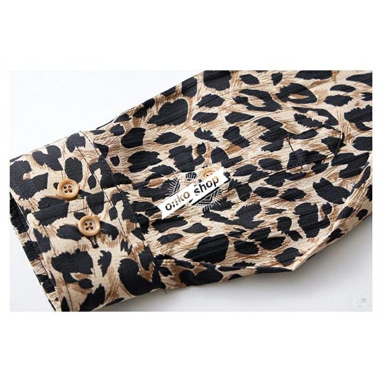 【美品】レオナール（XL）トップス/長袖/シャツ/花柄/ゴルフウェア/レオパード 000000073514-01.jpg?t=