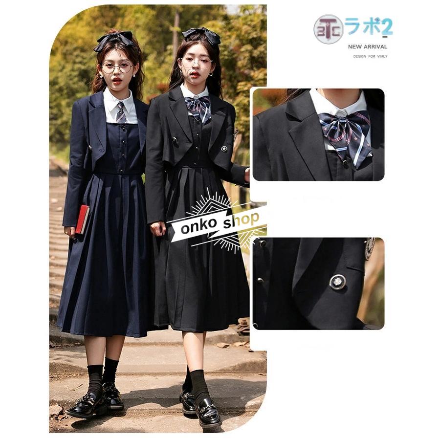 卒業式 スーツ 女の子 黒 紺 制服 フォーマル ブレザー ジャンパー