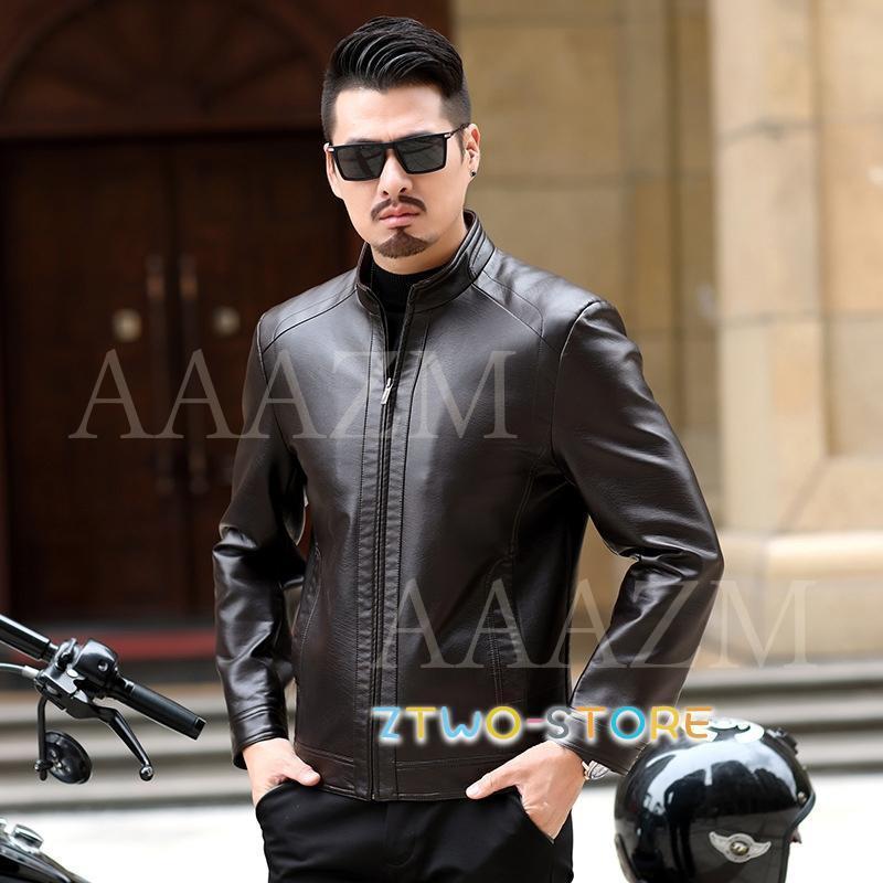 革ジャン メンズ おしゃれ 本革 レザージャケット 羊革 バイク