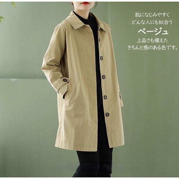 スプリングコート レディース 50代 60代 春 柔らかい おしゃれ