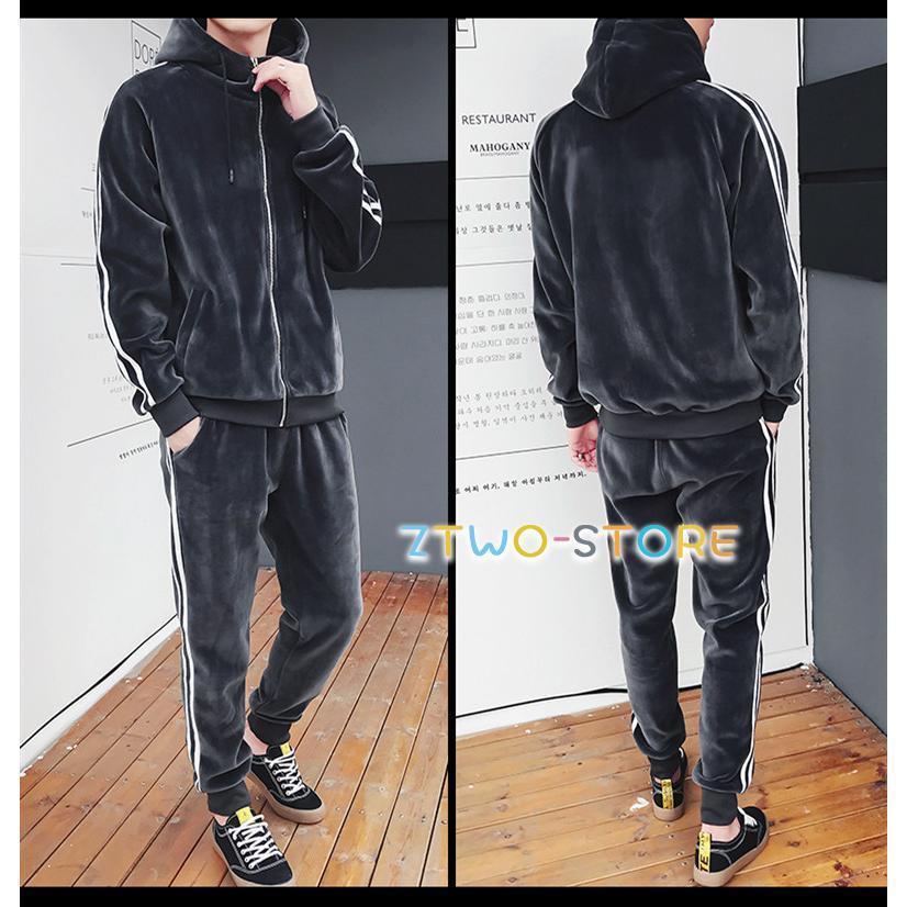 ジャージ メンズ 上下 秋冬 セットアップ スウェット パーカー