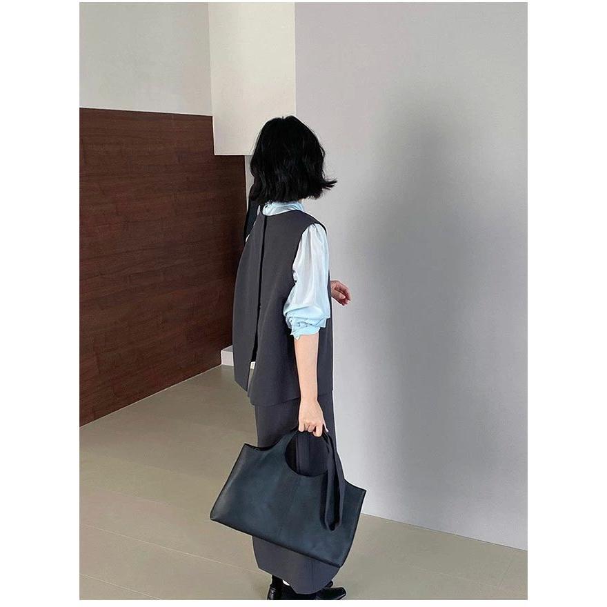 送料無料】ベスト ジレ スカート レディース セットアップ対応 2WAY