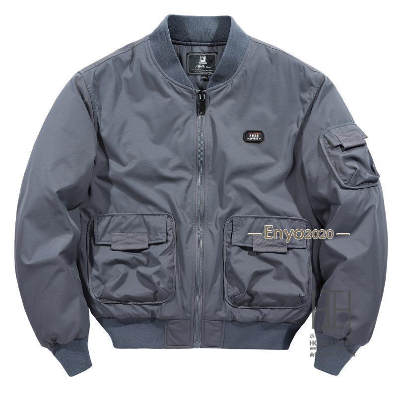 ミリタリージャケット ma1 メンズ ワークマン フライトジャケット 中綿