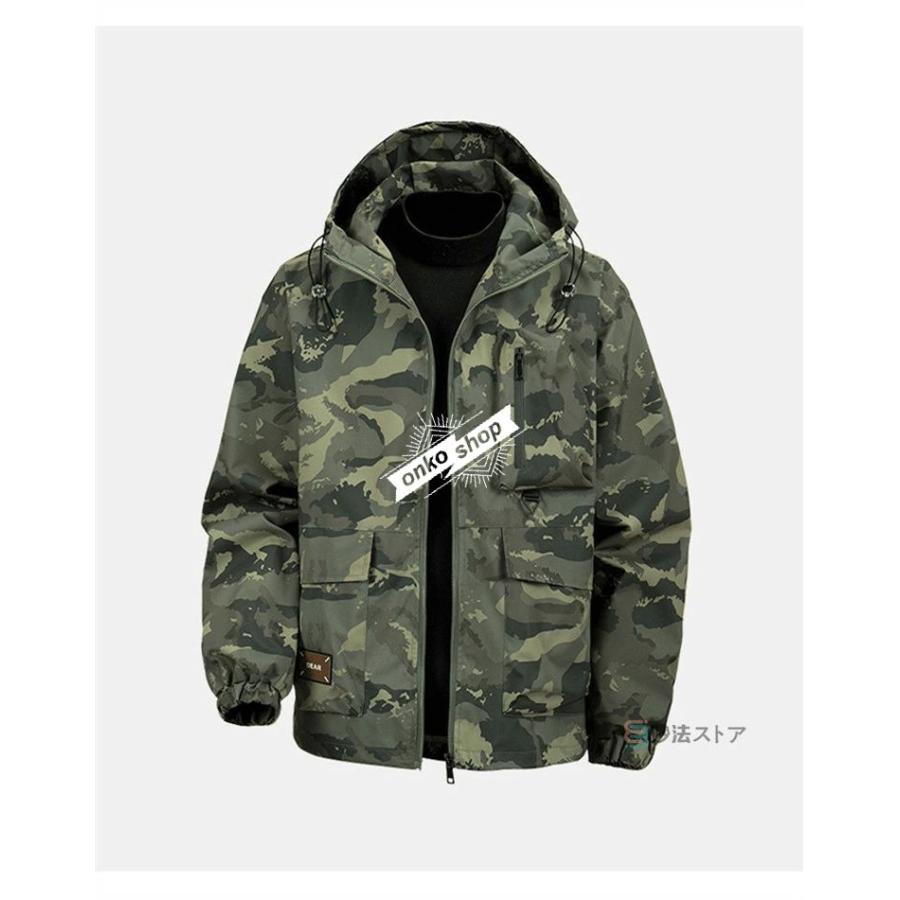 ジャケット メンズ アウター フード付 タクティカルジャケット