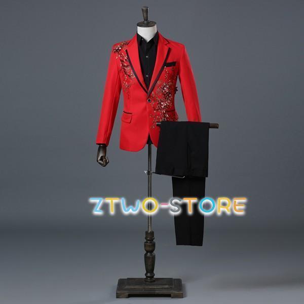 王子様 貴公子 演奏会 S~2XL 男性用スーツ 赤 白 黒 ブルー スリムスーツ ステージ衣装 演劇 オペラ 声楽 コスプレ衣装 王子様 貴公子 演奏会 S~2XL 男性用スーツ 赤 白 黒 ブルー スリム