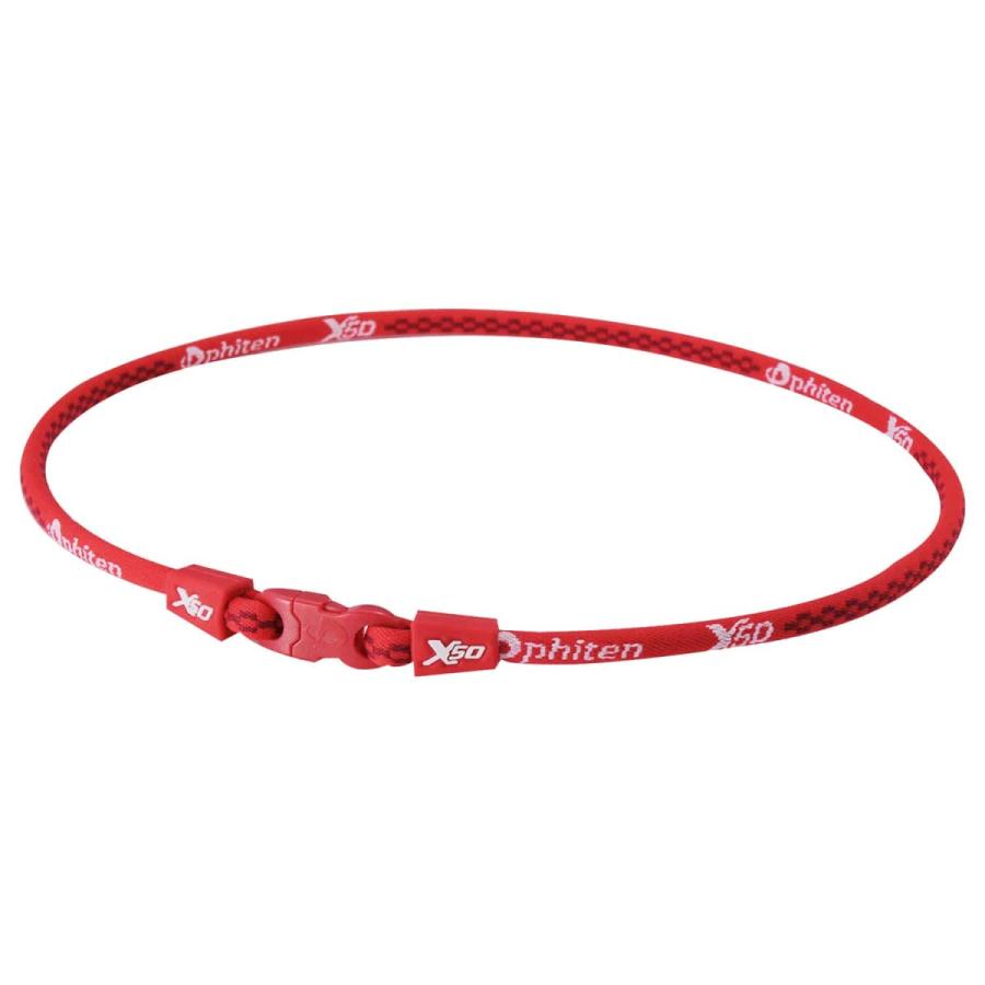 ファイテン RAKUWA〈ラクワ〉ネック X50（レッド／55cm）ファイテン