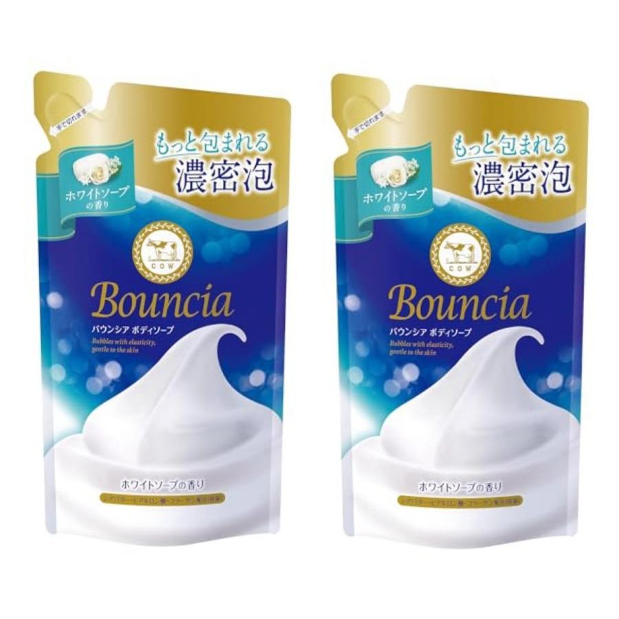 【2個】牛乳石鹸 バウンシア ボディソープ ホワイトソープの香り つめかえ用 360ml（Yahoo!・online-3ツィーディア）
