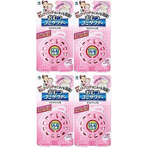 【4個】小林製薬 おむつゴミサワデー クリアアップルの香り 消臭芳香剤 ゴミ箱用 2.7ml（Yahoo!・online-3ツィーディア）