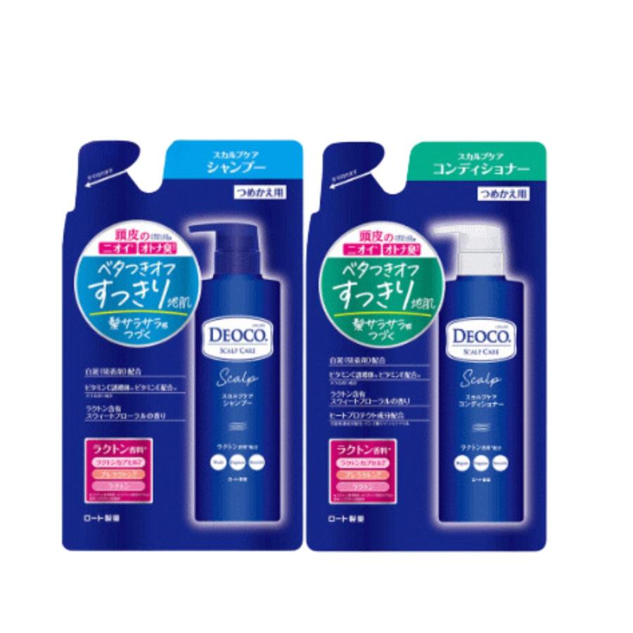各1個ずつ】ロート製薬 デオコ スカルプケア シャンプー 370ml+
