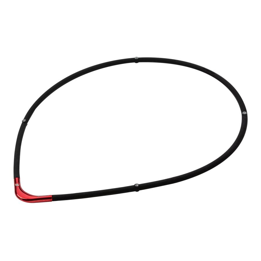 ファイテン ネックレス RAKUWA磁気チタンネックレスS-|| ブラック/レッド 55cm 肩こり・首こり・こり改善・肩こり解消グッズ・血行改善（Yahoo!・online-3ツィーディア）
