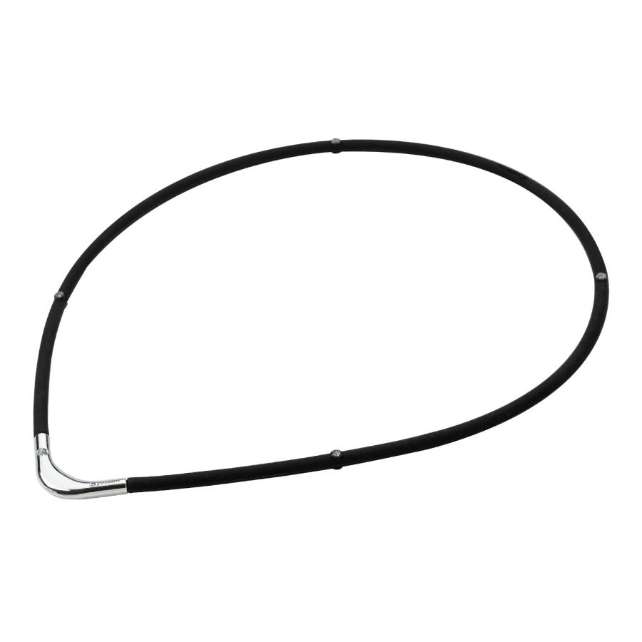 ファイテン ネックレス RAKUWA磁気チタンネックレスS-|| ブラック/シルバー 55cm 肩こり・首こり・こり改善・肩こり解消グッズ ・血行改善（Yahoo!・online-3ツィーディア）