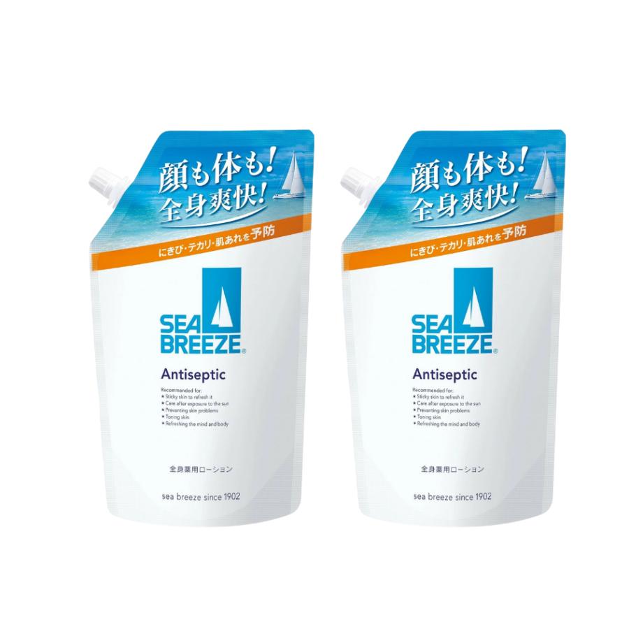 【2個】ファイントゥデイ シーブリーズ アンティセプティック f 全身薬用ローション つめかえ用 700mL の商品画像