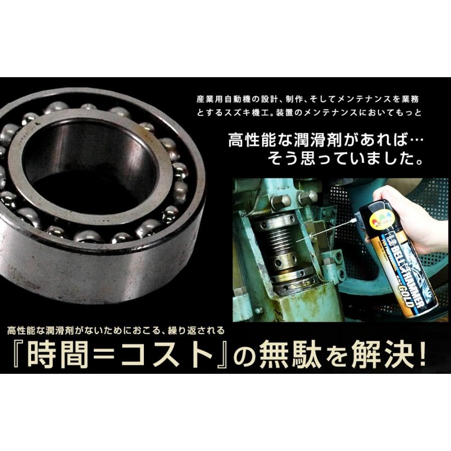 LSベルハンマーゴールドスプレー 420ml スズキ機工 超極圧潤滑剤 LSベルハンマーゴールドスプレー 420ml スズキ機工 超極圧潤滑剤