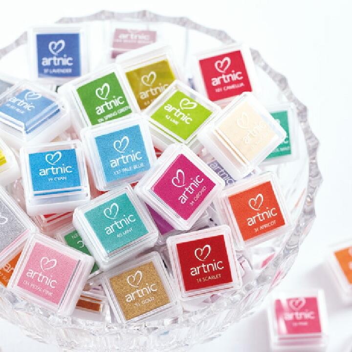スタンプ台 ツキネコ アートニックS 全96色 No2 AS-32~AS-59 インク
