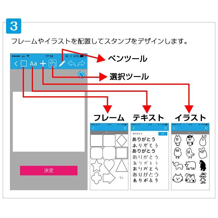 シャチハタ オスモ OSMO 10×10mmサイズ スタンプ オリジナル 印鑑