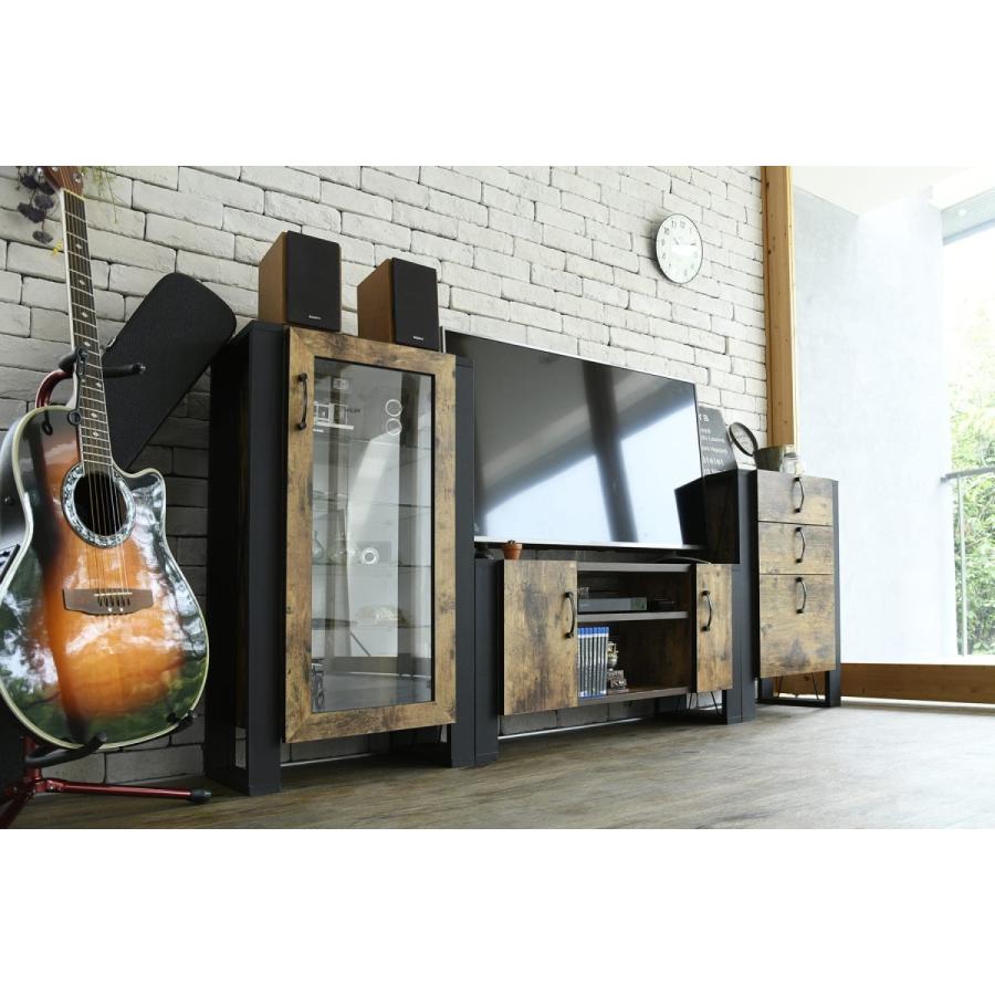 ブルックリンスタイル キャビネット コレクション ラック 5段 幅50 奥行33 高さ90 ガラス リビング 収納 棚 ラック 飾り棚 シェルフ 脚 脚付き Fbr 0004 オンライン家具通販 Muku 通販 Yahoo ショッピング