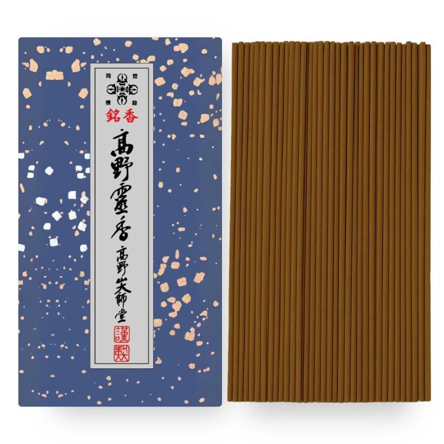 高野霊香 線香 お香 銘香 大箱 約350本入 長さ13.5cm お寺の香り 仏壇