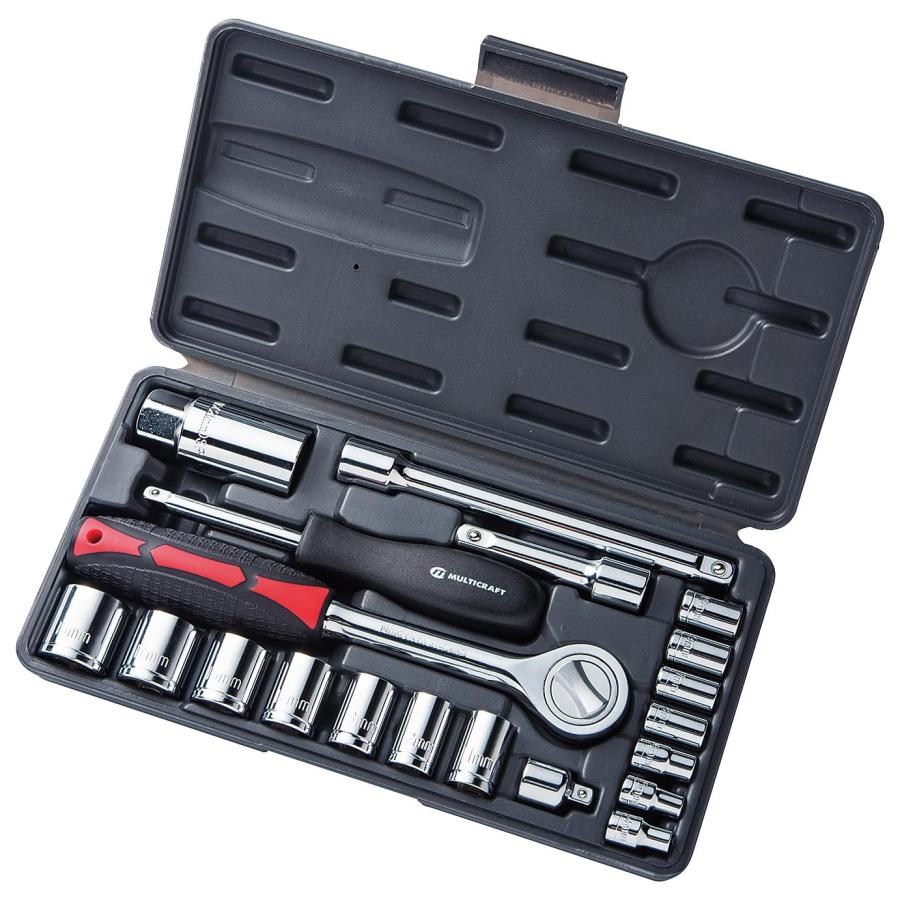 角利産業(Kakuri Sangyo) マルチクラフト ソケットレンチ 工具セット 21pcs MSR-21 自動車整備 自転車修理 送料無料（Yahoo!・オンラインクオリティーマート2）
