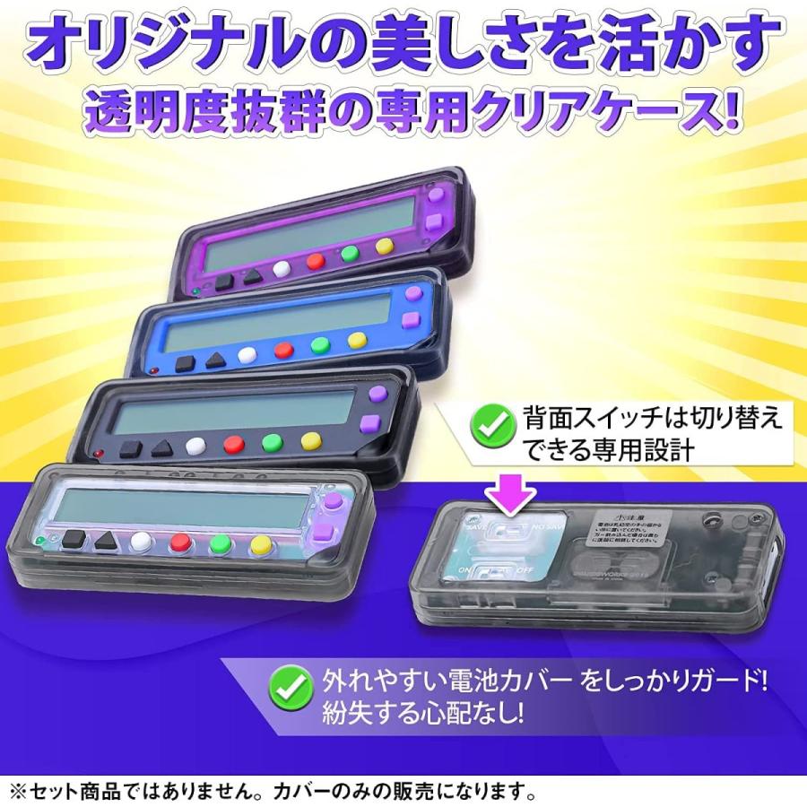 小役カウンター カバー カチカチ くん シリコンケース LEDバージョン 対応 勝ち勝ち ＨＯＭＰＰＹＨ (クリアブラック)｜online-re｜03