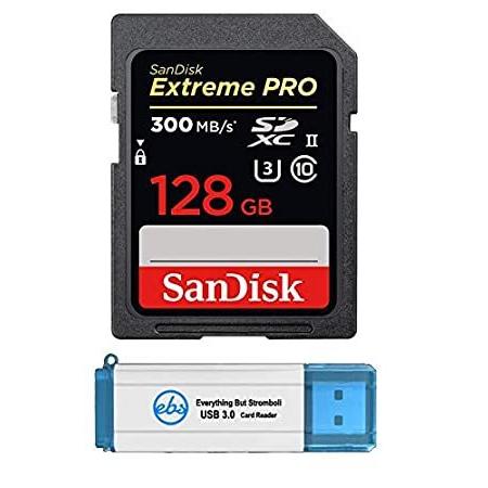 は自分にプチご褒美を Bundle Card Memory UHS-II Pro Extreme SD SDXC 128GB SanDisk Works Cano送料無料 with SDカード
