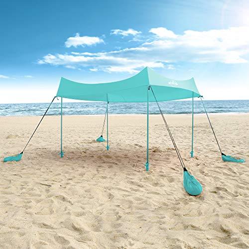 日本正規代理店品 入園入学祝い Hike Crew Sun Shade Canopy Lycra Portable Beach Tent Shelter with UPF 50+送料無料 gearshop.com gearshop.com