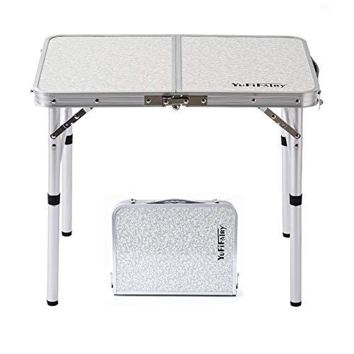 芸能人愛用 24''L Small, Table Folding x16''W Adjustable送料無料 with Table Aluminum Field Camp その他テント