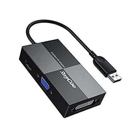 USB - HDMI VGA DVI 外部モニターアダプター USBマルチモニターアダプター DisplayLinkビデオコンバーター 2K フルHD送料無料 ディスプレイアダプタ