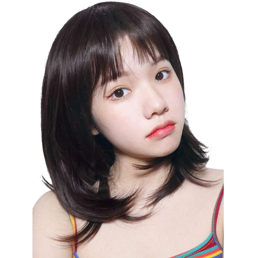 Hawkko ウィッグ ロング セミロング ミディアム ウイッグ かつら フルウィッグ レディース Wig ストレート ぱっつん前髪 女装用 Matsubocklee 通販 Yahoo ショッピング