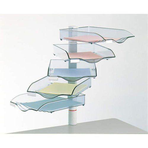 ライオン事務器 机上用品 ノーバス社製 レタートレー 360度回転タイプ No.7205