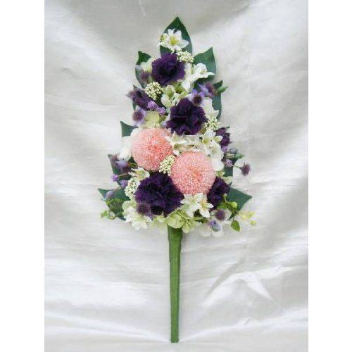 仏花 紫の小花とピンポンマム プリザーブドフラワー chateauduroi.co