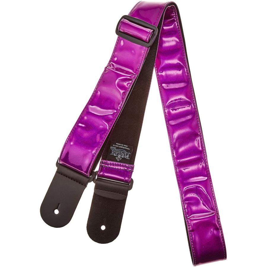 正規品 RENEGADE ギターストラップ ヴィニール レザー ピンク SHINY VINYL PINK|online-shop-mo|02