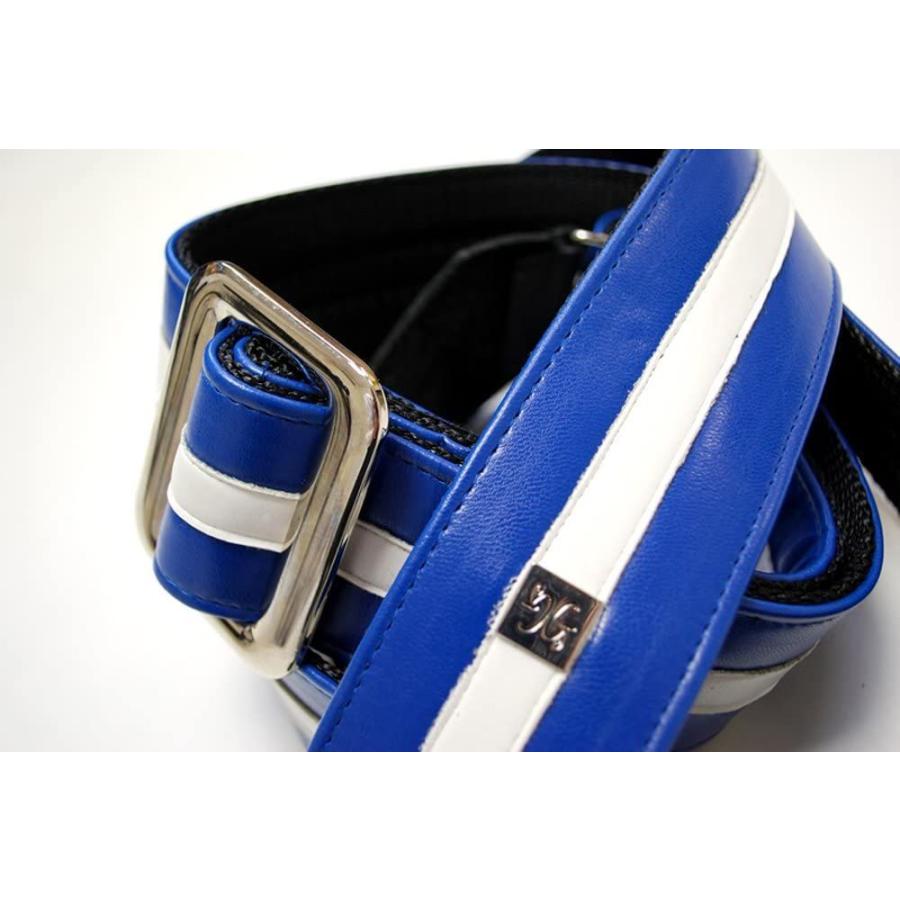 Get Mget M ゲットムゲットム ギターストラップ Gg Speedster Line Blue オンラインショップエムオー 通販 Yahoo ショッピング