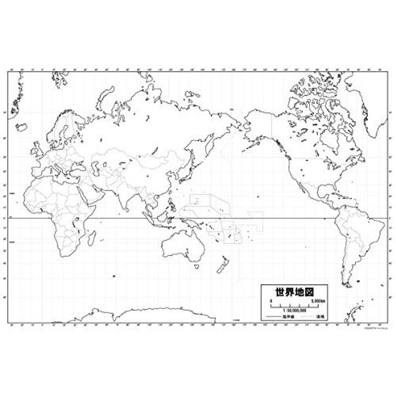 世界地図の紙の白地図 A1サイズ 2枚セット オンラインショップエムオー 通販 Yahoo ショッピング