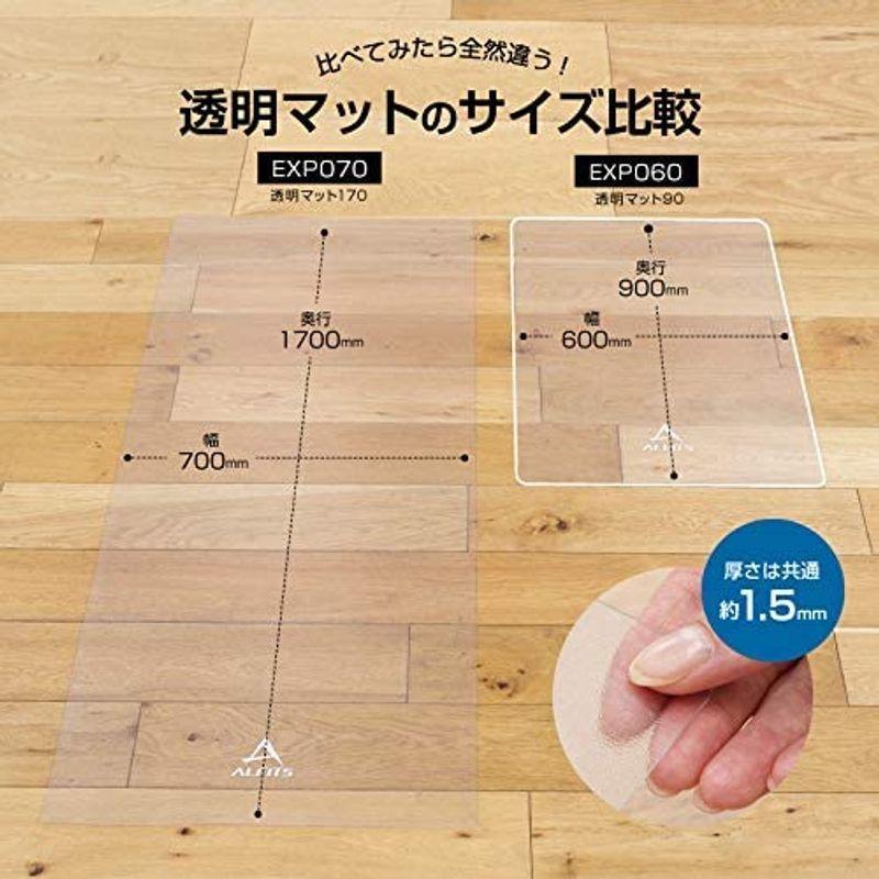フィットネスバイク+フロアマットアルインコ エアロマグネティックバイク 5721 AFB5721W + 純正透明フロアマット 90 EX|online-shop-mo|05