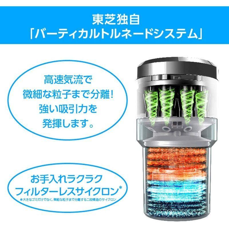 【新品訳あり】 東芝 掃除機 コードレス サイクロン スティッククリーナー ハンディ フィルターレス トルネオV VC-CLH200-K ブラック 【K2488938273】(14216円)
