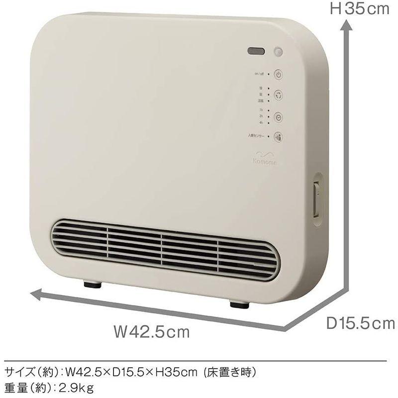 Kamome セラミックヒーター ホワイト ドウシシャ KCHU-121J WH セラミックヒーター ホワイト ドウシシャ KCHU 121J WH サイズ 強