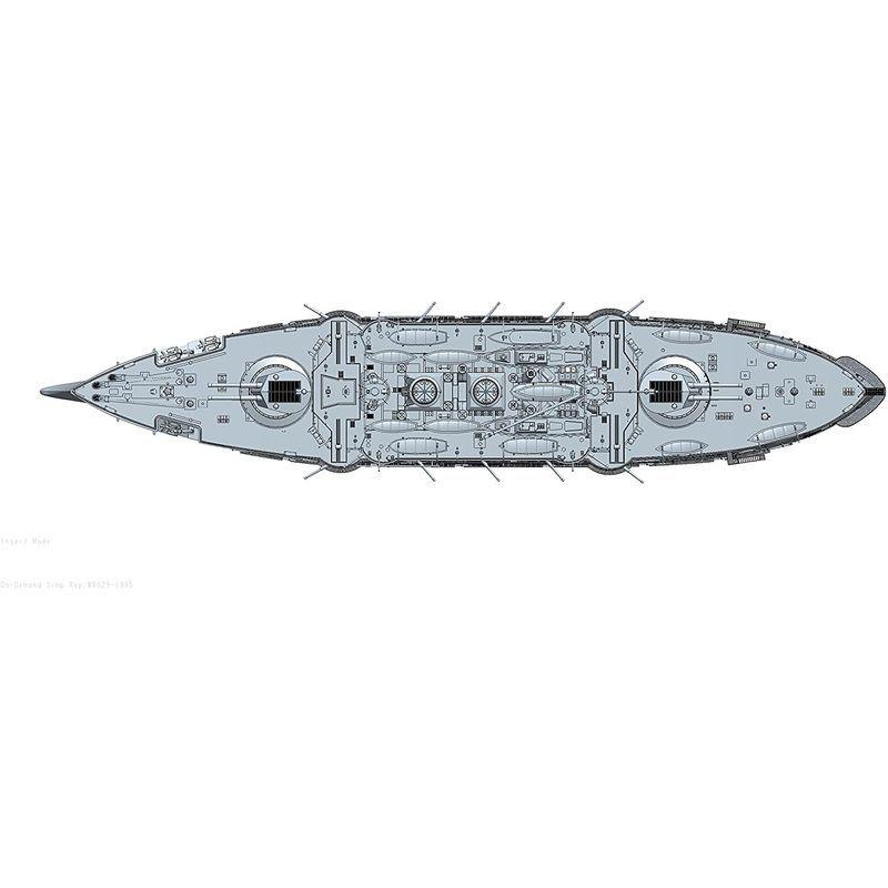 【値下げ】 ウェーブ 1/200 戦艦 三笠 全長約66cm プラモデル BB001 【Q2654533189】(15162円)