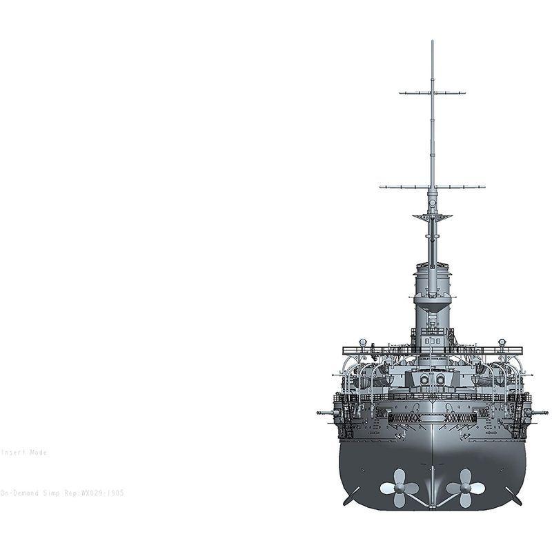【値下げ】 ウェーブ 1/200 戦艦 三笠 全長約66cm プラモデル BB001 【Q2654533189】(15162円)