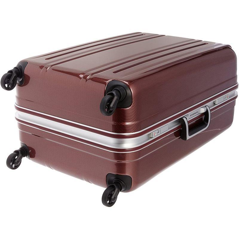 新春セール エバウィン 軽量スーツケース Be Light 静音キャスター 82L 63 cm 4.2kg レッドカーボン 【H2451429768】(14002円)