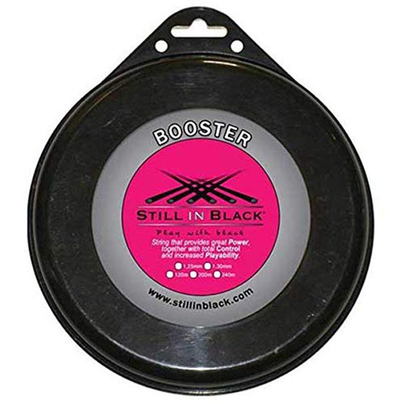 スティル イン ブラック ブースター 200Mロール 硬式テニス ポリエステル ガット BOOSTER ゲージ:1.25mm 並行輸入品