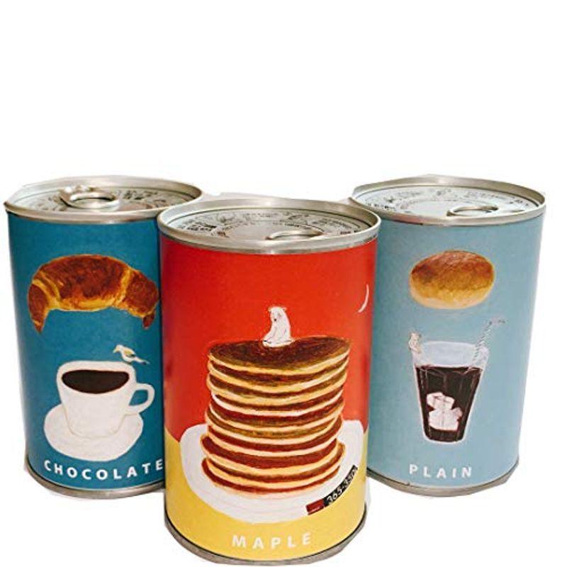 缶deボローニャパン3缶セット プレーン チョコ メープル味 各1食 柴田けいこイラスト防災グッズ 防災用パン 備蓄品 非常食 保存食 ア オンラインショップエムオー 通販 Yahoo ショッピング