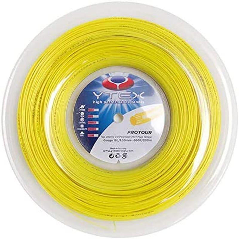 ワイテックス プロツアー 200Mロール 硬式テニス ポリエステル ガット ゲージ:1.28mm ブラック プロツアー 200Mロール 硬式テニス ポリエステル ガット ゲージ 28mm ブラック 　