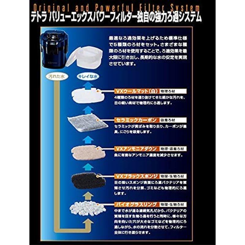 テトラ (Tetra) テトラ (Tetra) バリューEXフィルター VX-90 (適合水槽容量90~120ｃｍ) アクアリウム 熱帯魚 Tetra テトラ バリューEXフィルター VX 適合水槽容量90 120ｃｍ アクアリウム 熱帯魚