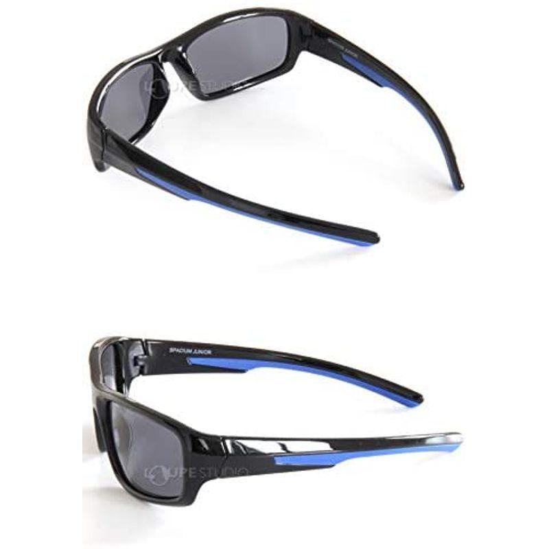 サングラス 子供用 UVカット 偏光サングラス ブラック/ブルー/スモーク スポーツサングラス