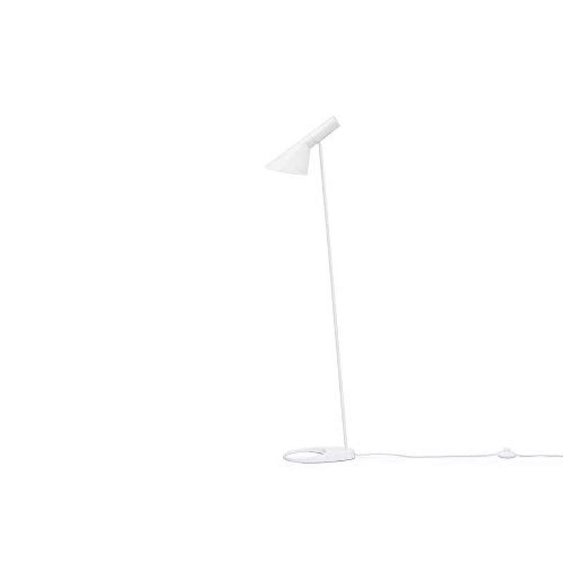 Arne　Jacobsen　(アルネ・ヤコブセン)　ホワイト　リプロダクト品　東芝LED電球（昼白色）　AJ　フロアライト