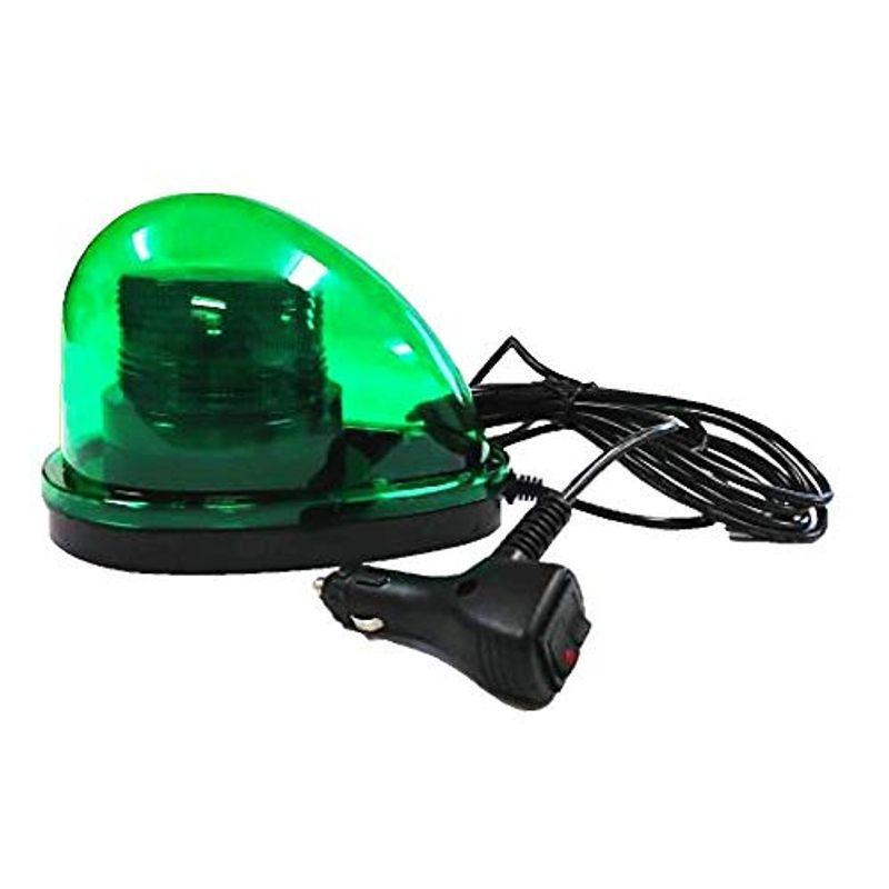 モーターレス車載型ハイパワーLED 回転・点滅灯 (緑色) BFM-LED-KT(緑)