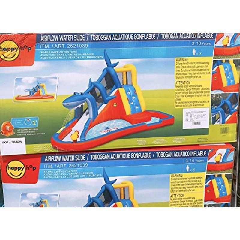 紺×赤 シャークケーブ アドベンチャー ウォータースライド 通販 ウォータースライダープール大型ウォーターパークHAPPY HOP AIRFLOW