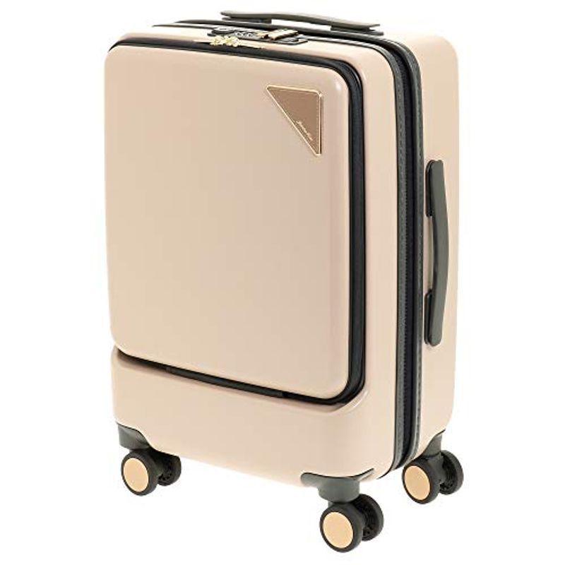 ジュエルナローズ ノマド スーツケース ジッパータイプ 機内持ち込み100席以上対応 ベージュ スーツケース キャリーバッグ カジュアルスーツケース 旅行用品 オンラインショップエムオー